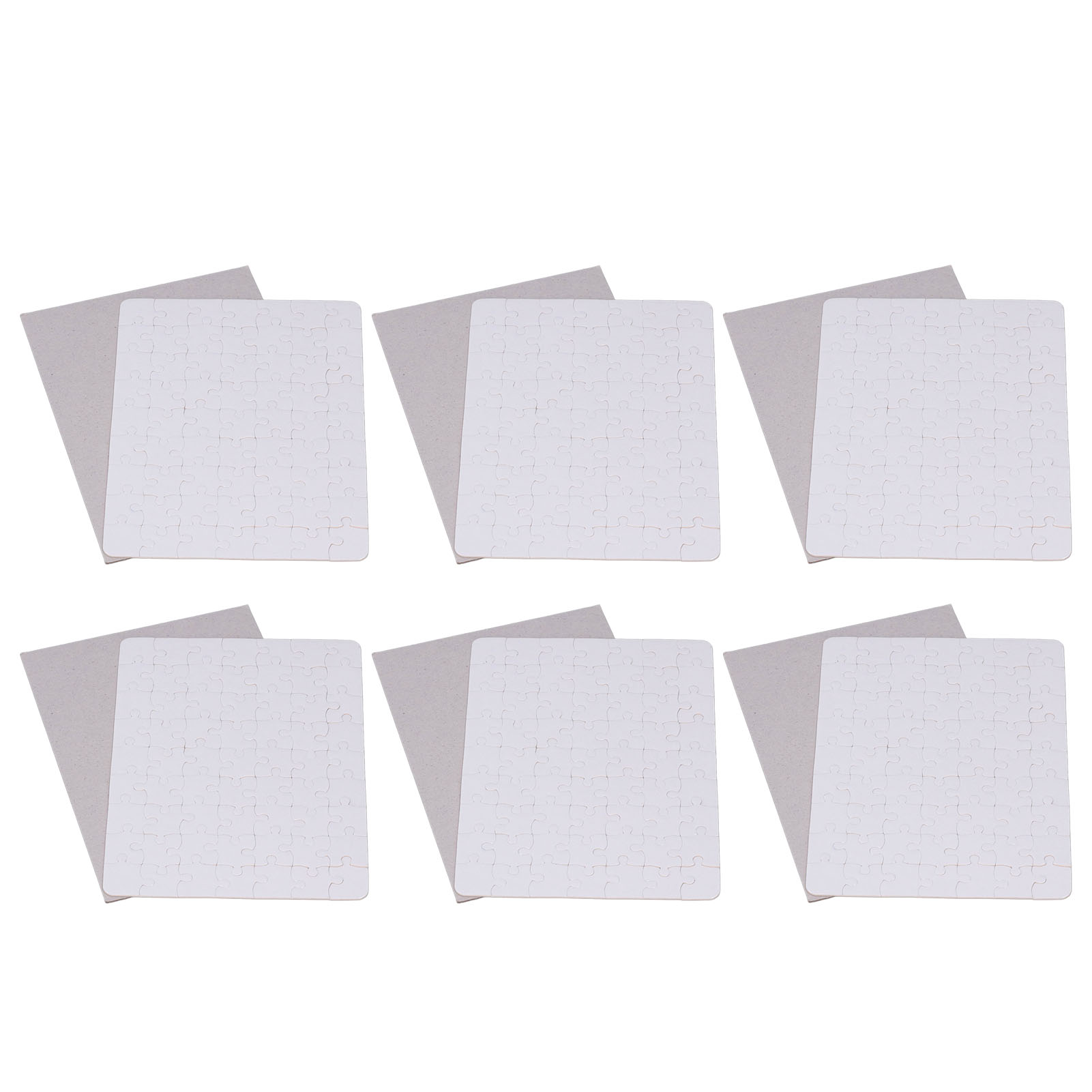 6 Set Boş Bulmacalar 13x18cm B - Puzzle Blank White incelemesi ve fiyatı