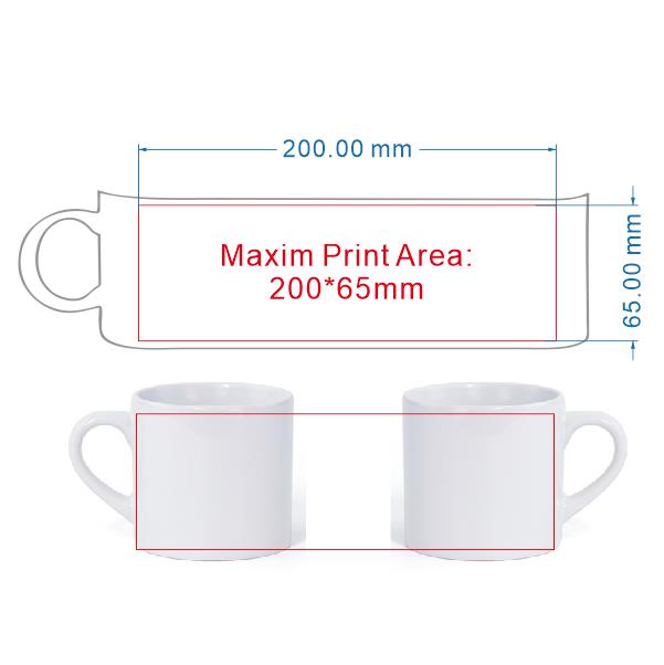 175ml küçük kahve kupa DIY LOG - Sublimation Mug White incelemesi ve fiyatı